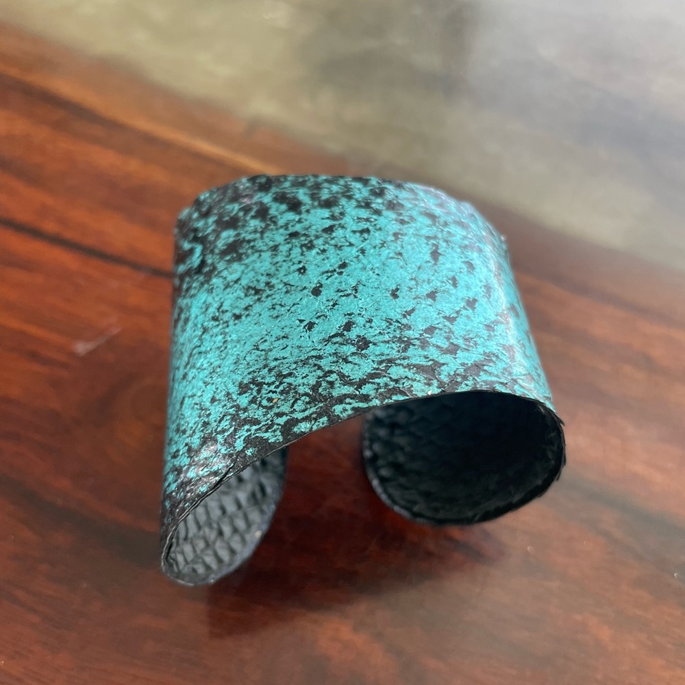 Fish LeatherCuff Bracelet